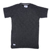 Viso French Terry Extended Tee  - Black Melange