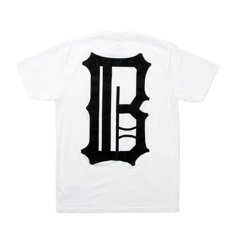 Letterman Tee - White