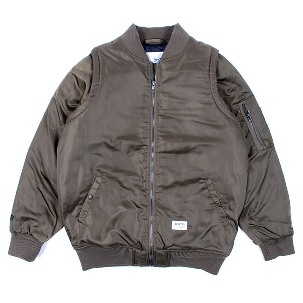 Convert MA1 Flight Jacket (Convertible Vest) - Olive