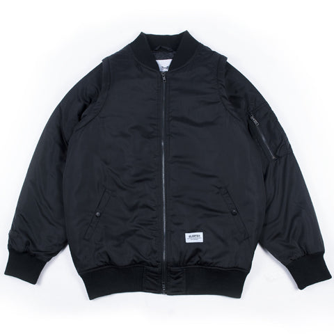 Convert MA1 Flight Jacket (Convertible Vest) - Black