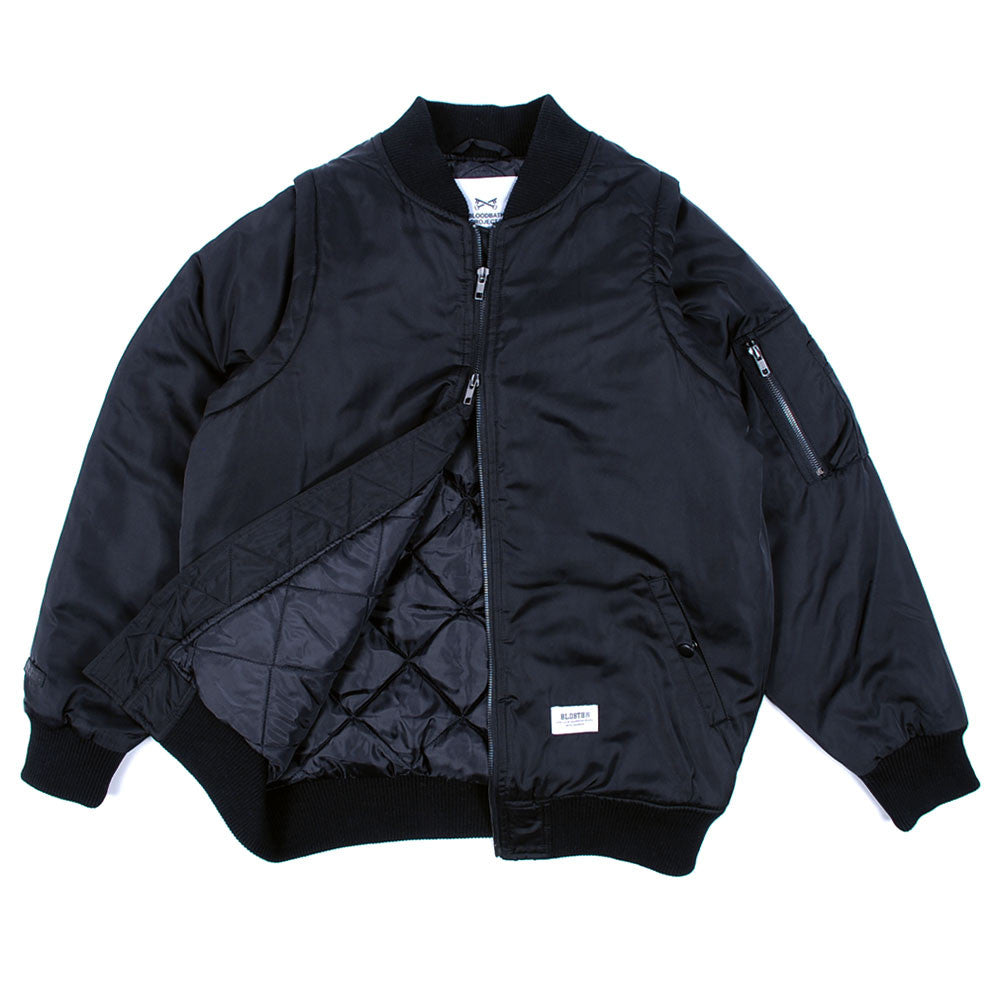 Convert MA1 Flight Jacket (Convertible Vest) - Black – Bloodbath
